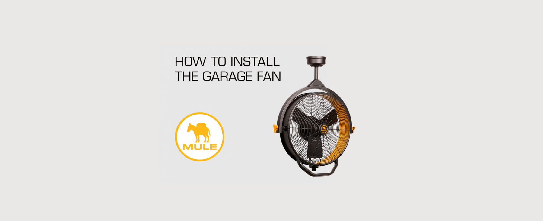 How to install a garage fan header