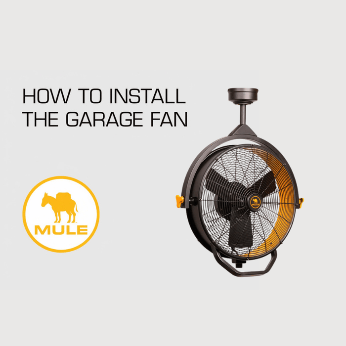 How to install a garage fan header