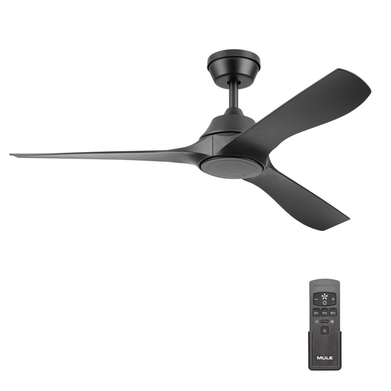 52 Inch MULE Max Breeze Matte Black Outdoor Ceiling Fan