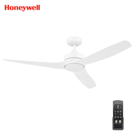 52 Inch Honeywell Lynton White Ceiling Fan and Remote