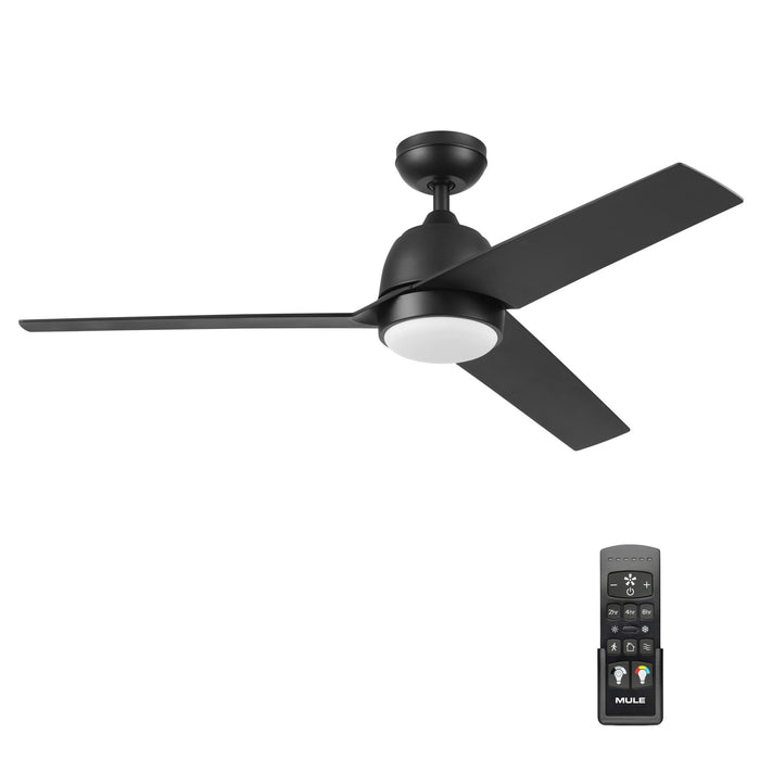 52 Inch MULE Selana Matte Black Indoor/Covered Outdoor Ceiling Fan