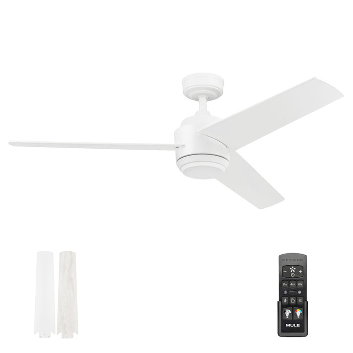 52 Inch MULE Halona White Indoor/Covered Outdoor Ceiling Fan