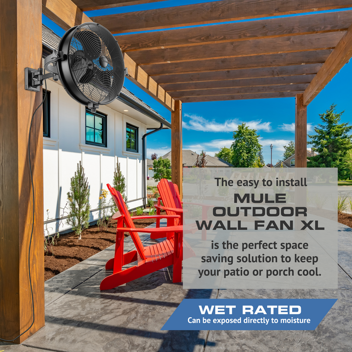 MULE Wet Rated Wall Fan XL