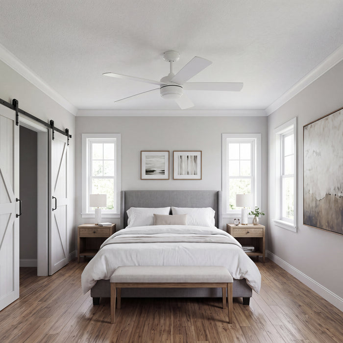 52 Inch MULE Belmont White Indoor Ceiling Fan