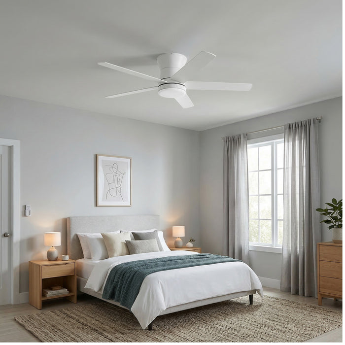52 Inch MULE Grayson White Indoor/Covered Outdoor Ceiling Fan