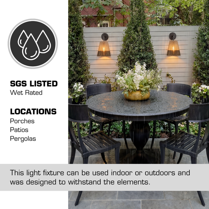 1 Light Outdoor Wall Aged Pewter with 2 Tone Gray Shade