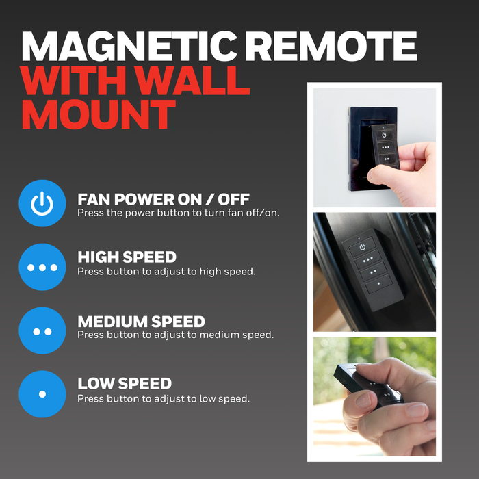 Honeywell 18" Outdoor Wall Fan with Remote
