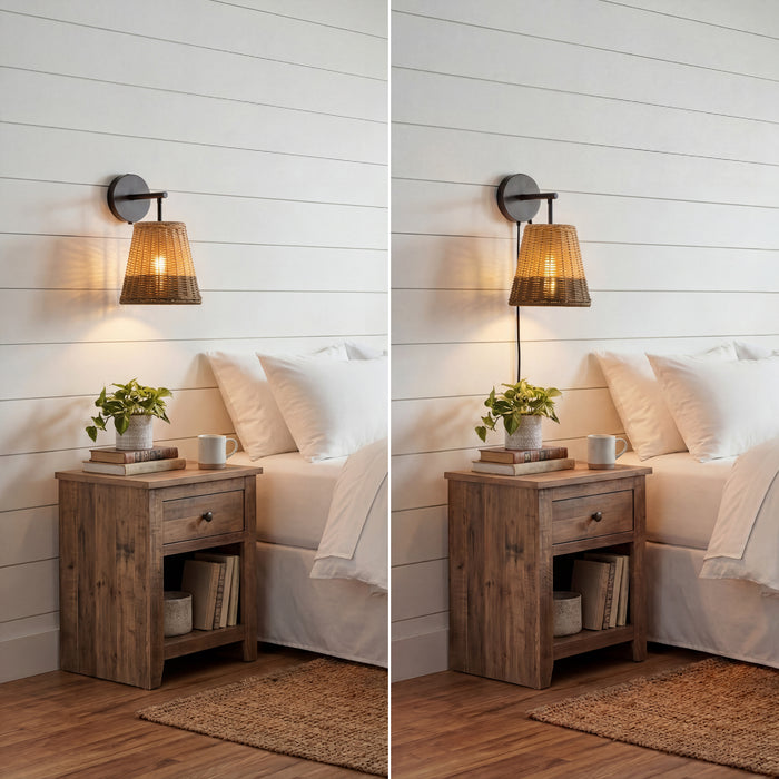 1 Light Outdoor Wall Aged Pewter with 2 Tone Gray Shade
