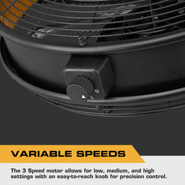 MULE Wet-Rated Garage Wall Fan XL