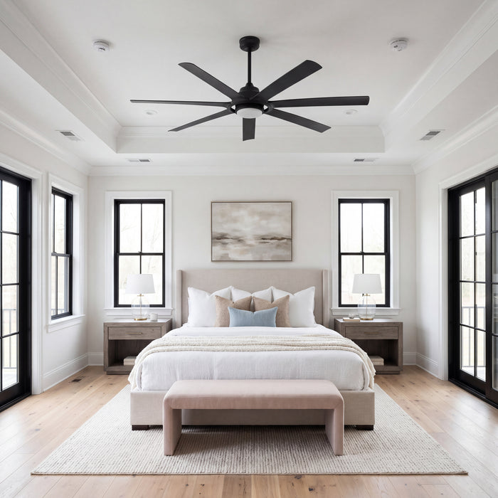 70 Inch MULE Sterling Indoor/Covered Outdoor Ceiling Fan