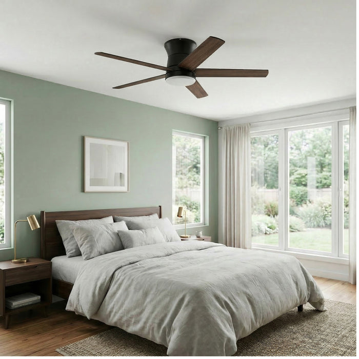 52 Inch MULE Grayson Matte Black Indoor/Covered Outdoor Ceiling Fan