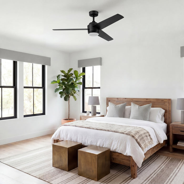 52 Inch MULE Halona Matte Black Indoor/Covered Outdoor Ceiling Fan