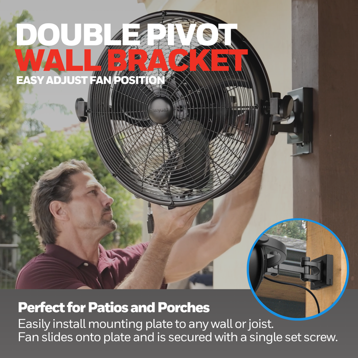 Honeywell 18" Outdoor Wall Fan with Remote