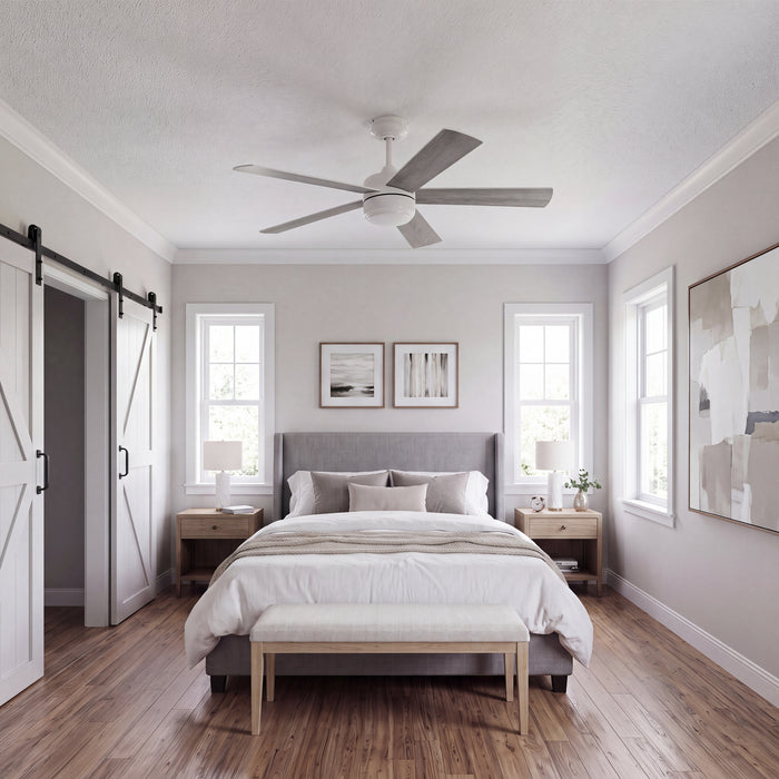 52 Inch MULE Belmont White Indoor Ceiling Fan