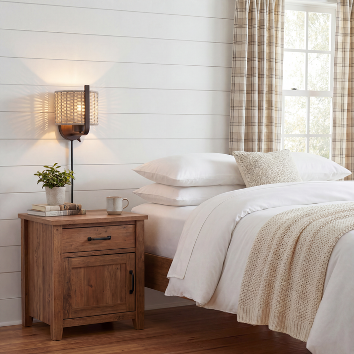 1 Light Outdoor Wall Bronze with Light Gray Shade