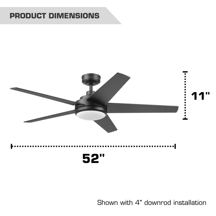 MULE 5 Minute Fan, angled view