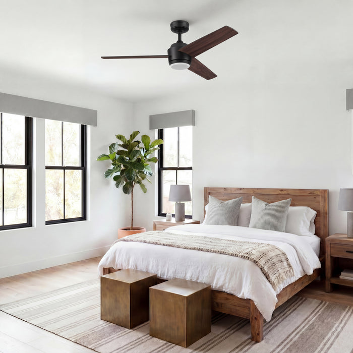 52 Inch MULE Halona Matte Black Indoor/Covered Outdoor Ceiling Fan