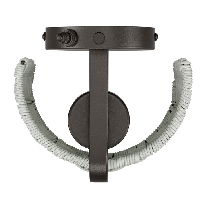 1 Light Outdoor Wall Bronze with Light Gray Shade
