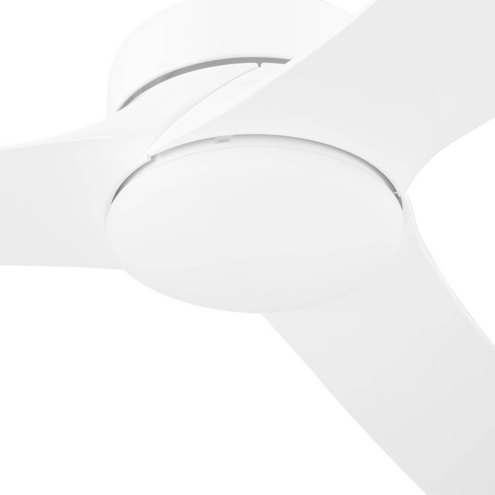 52 Inch Honeywell Lynton White Ceiling Fan with Light and Remote