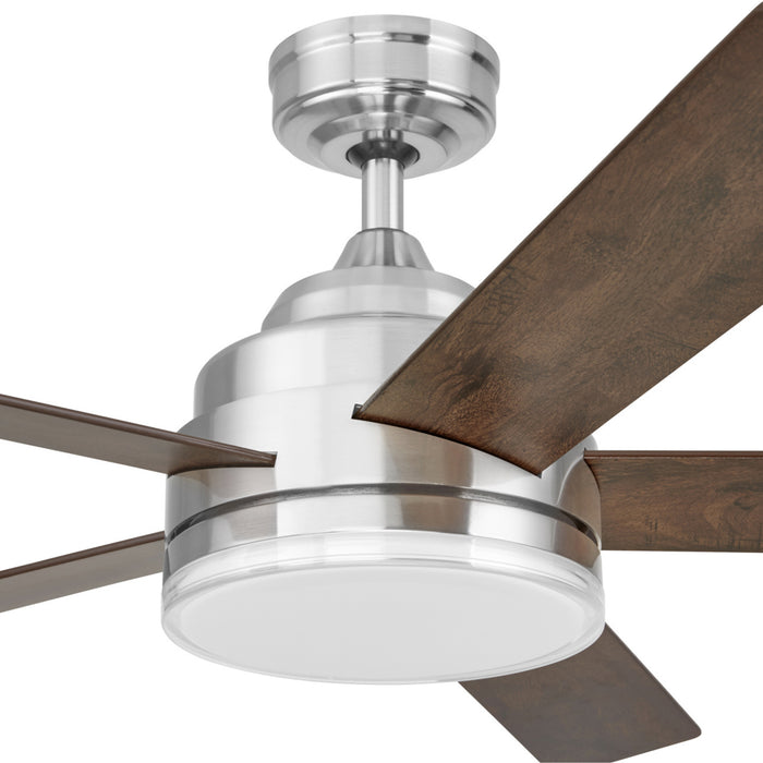 52 Inch MULE Carver Brushed Nickel Indoor Ceiling Fan
