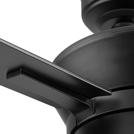 52 Inch MULE Elva Indoor Matte Black Ceiling Fan