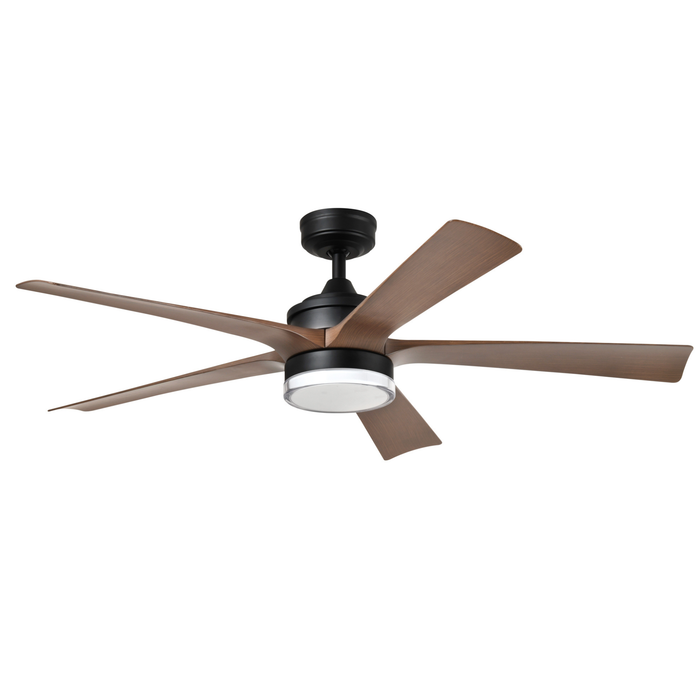 52 Inch MULE Mason Matte Black Indoor/Covered Outdoor Ceiling Fan