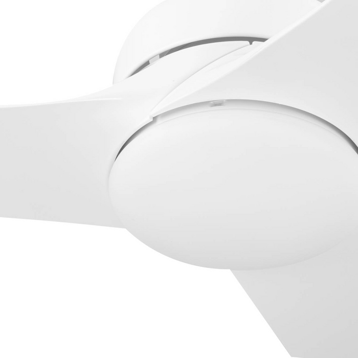 52 Inch Honeywell Lynton White Ceiling Fan with Light and Remote