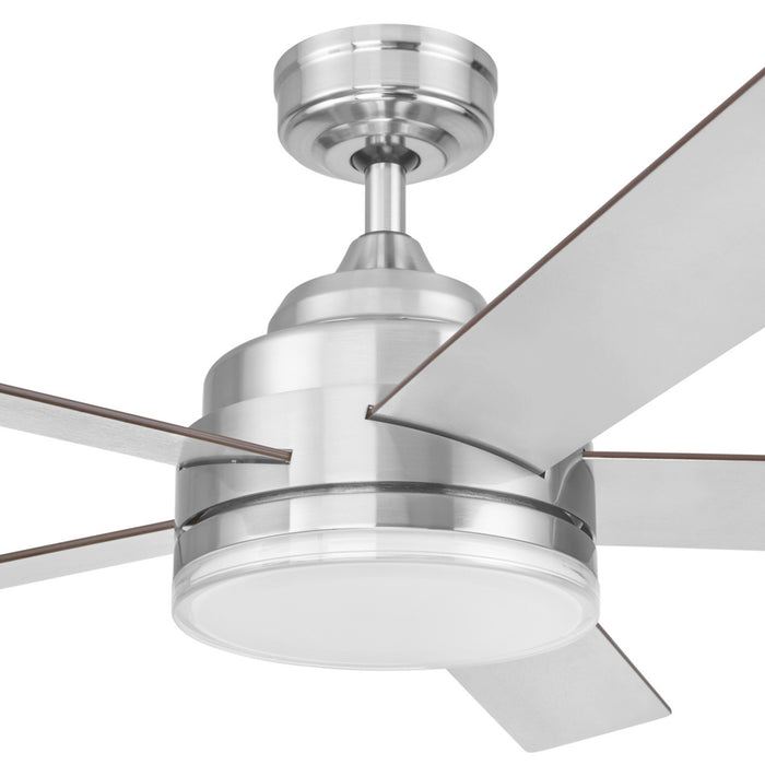 52 Inch MULE Carver Brushed Nickel Indoor Ceiling Fan