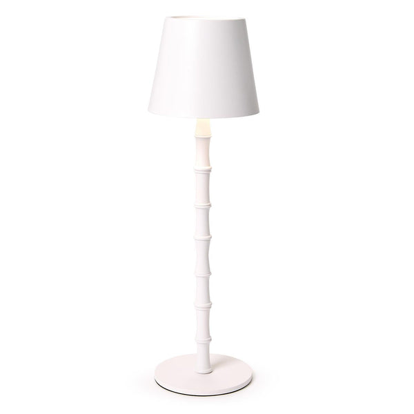LED Portable Cordless White Color Bamboo Table Light Lamp