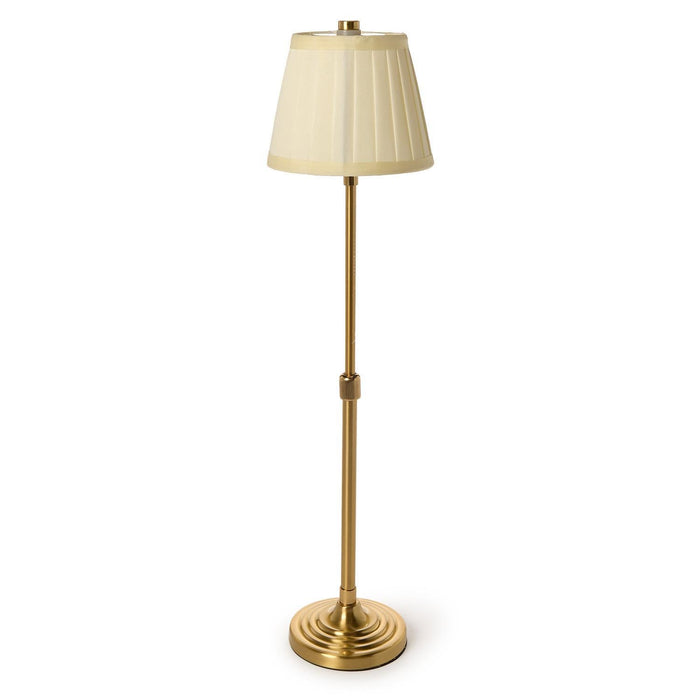 LED Cordless Gold Beaded Pole Table Light Lamp with Charging Base