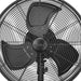 Black matte Mule fan on a white background