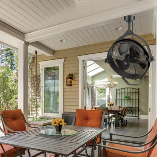 MULE 18" Garage/Outdoor  Fan XL in Covered Portion