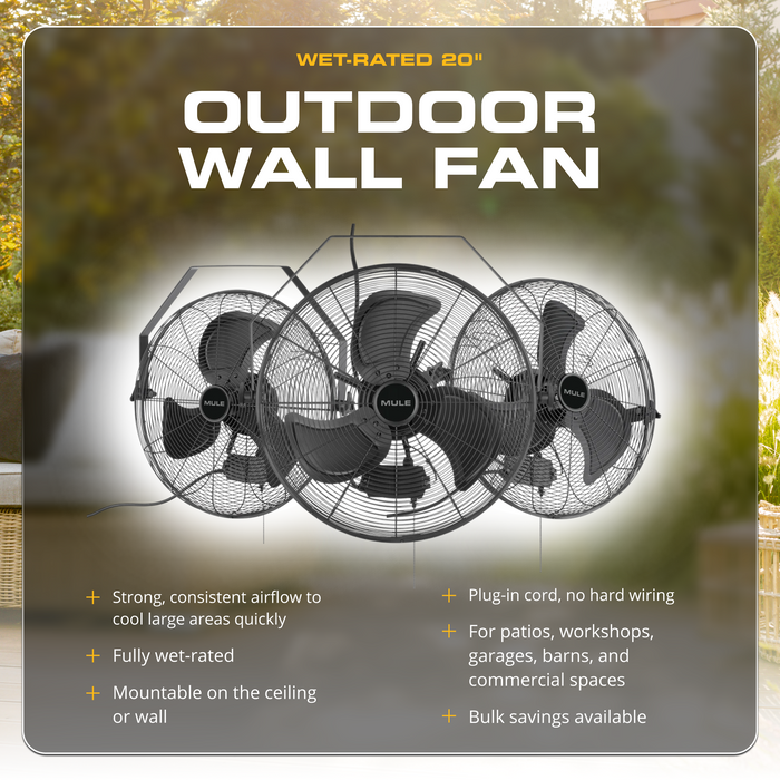 MULE Outdoor Fan™- Wet Rated