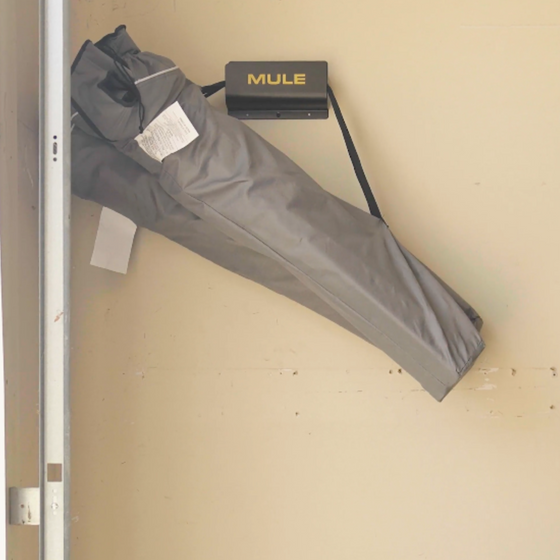 Mule wall bracket tool with item hanging