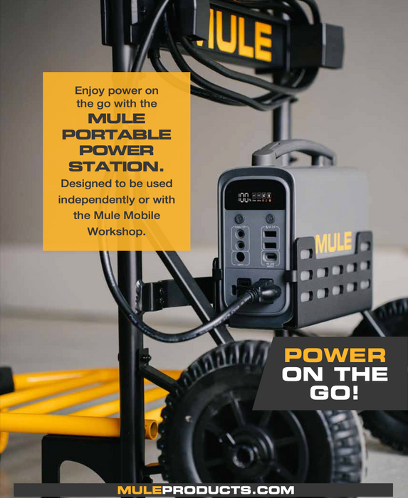 Mobile Workshop with Portable Power Station