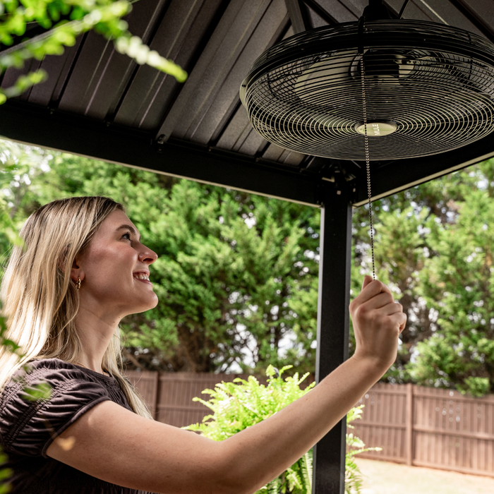fan for patio umbrella Amazon.com : Aliz 10 ft with Built-In Fans | Elegant Outdoor Shade with Gentle Breeze, USB Charging, and UV-Protective Fabric With a 3D surface for preventing scratches and a black coating finish for resisting weather Aliz Umbrella With Built-in Fans