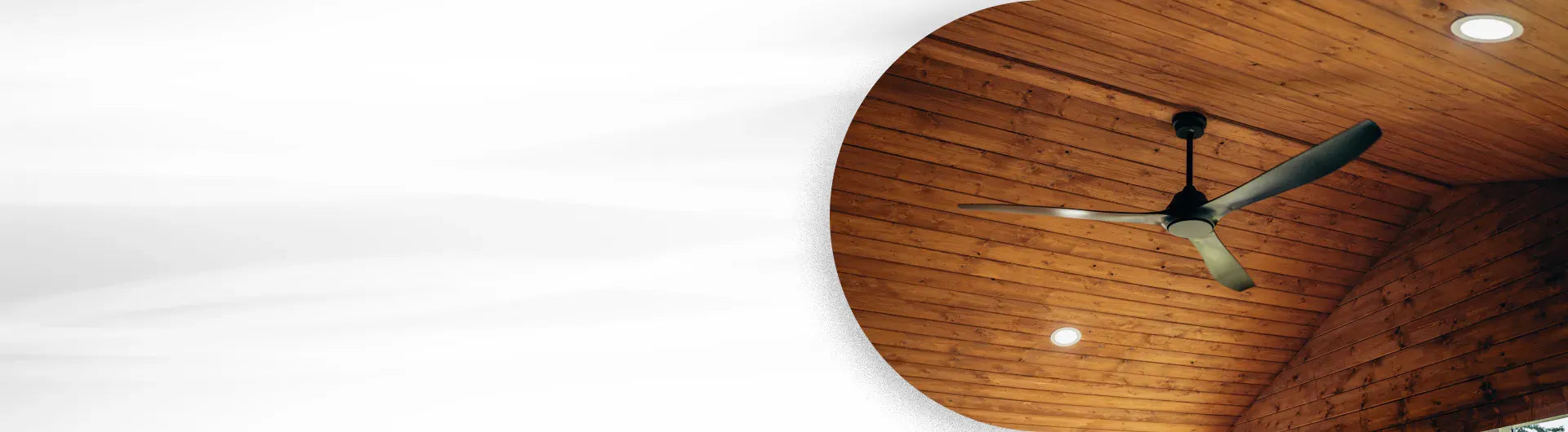 MULE wet-rated ceiling fans for patios and covered outdoor spaces