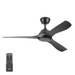 MULE Max Breeze 72-inch wet-rated outdoor ceiling fan in matte black, three blades with remote control